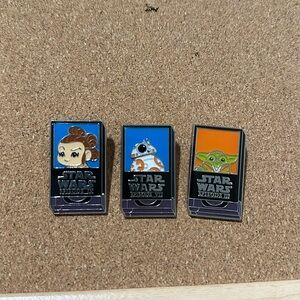 Loungefly Star Wars VHS Tape Blind Box Enamel Pin - BoxLunch Exclusive 3 pack